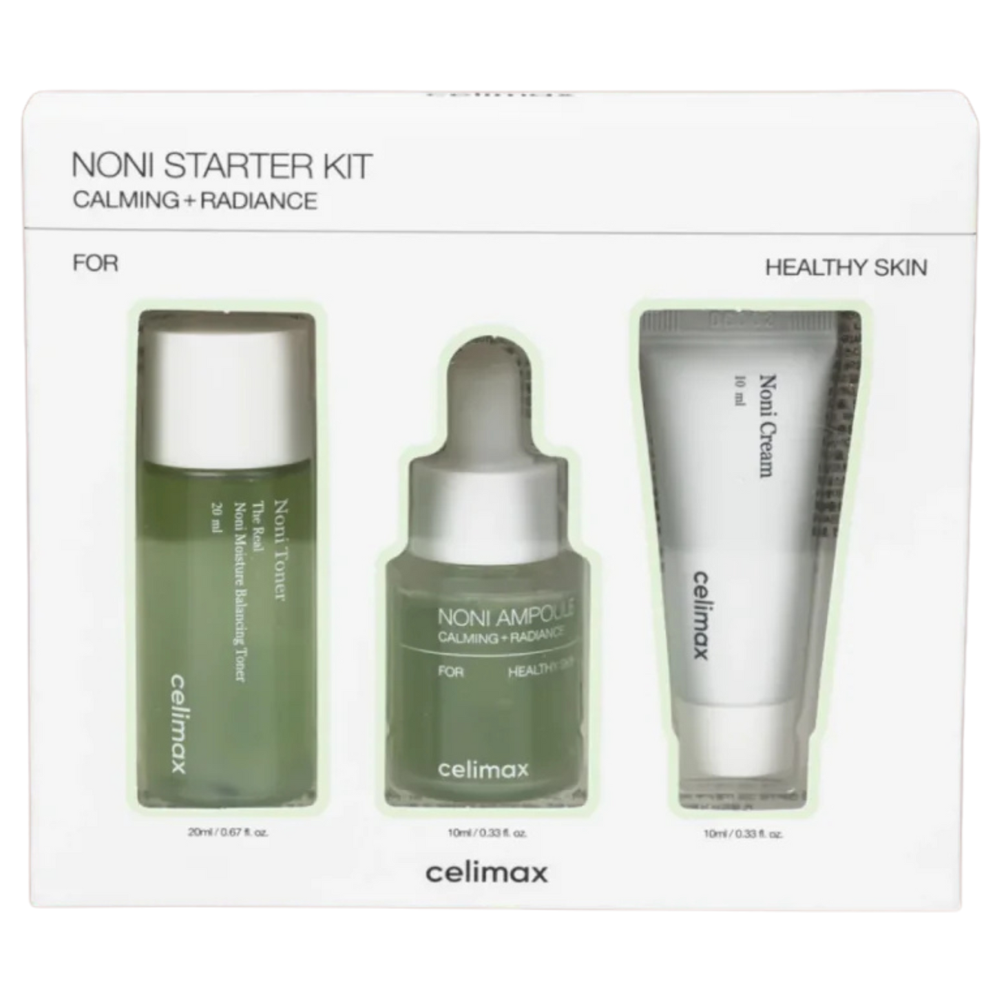 Celimax Noni Starter Kit – Calming + Radiance (3 pasos)